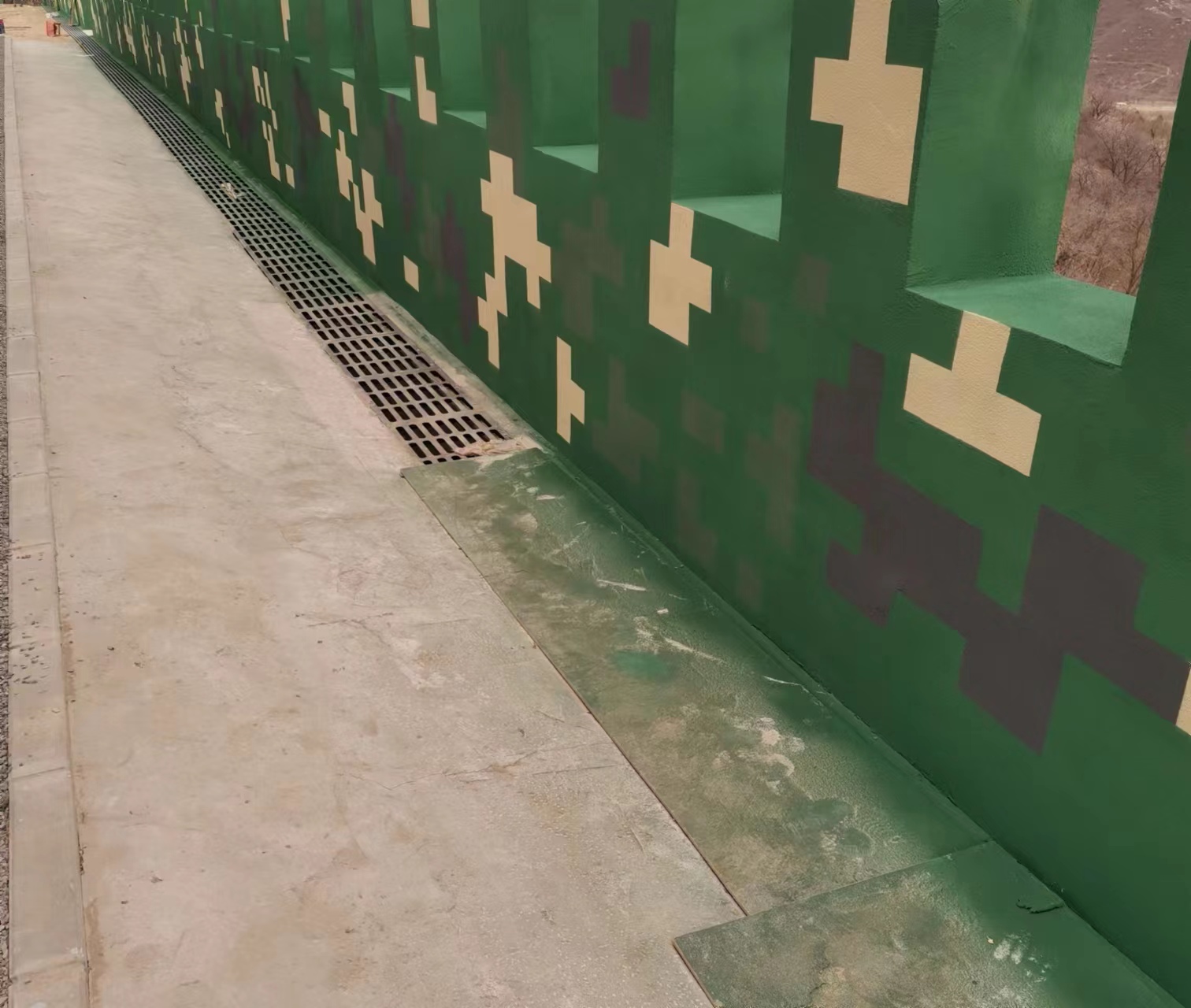 龙岩围墙迷彩喷涂,数迷彩漆